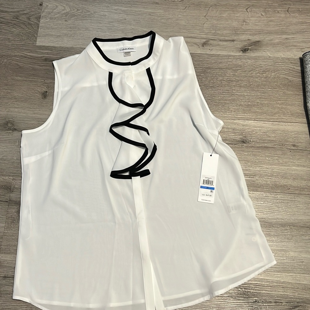 NWT Calvin Klein work blouse XL
